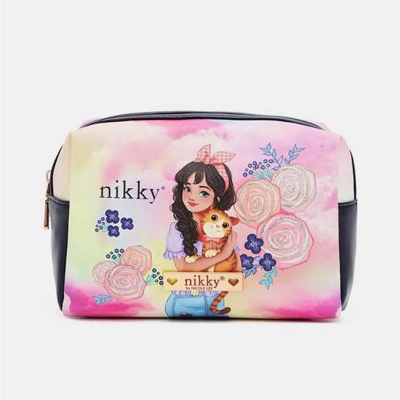 Nicole Lee USA Printed Extra Large Cosmetic Pouch - Picture 8 of 11